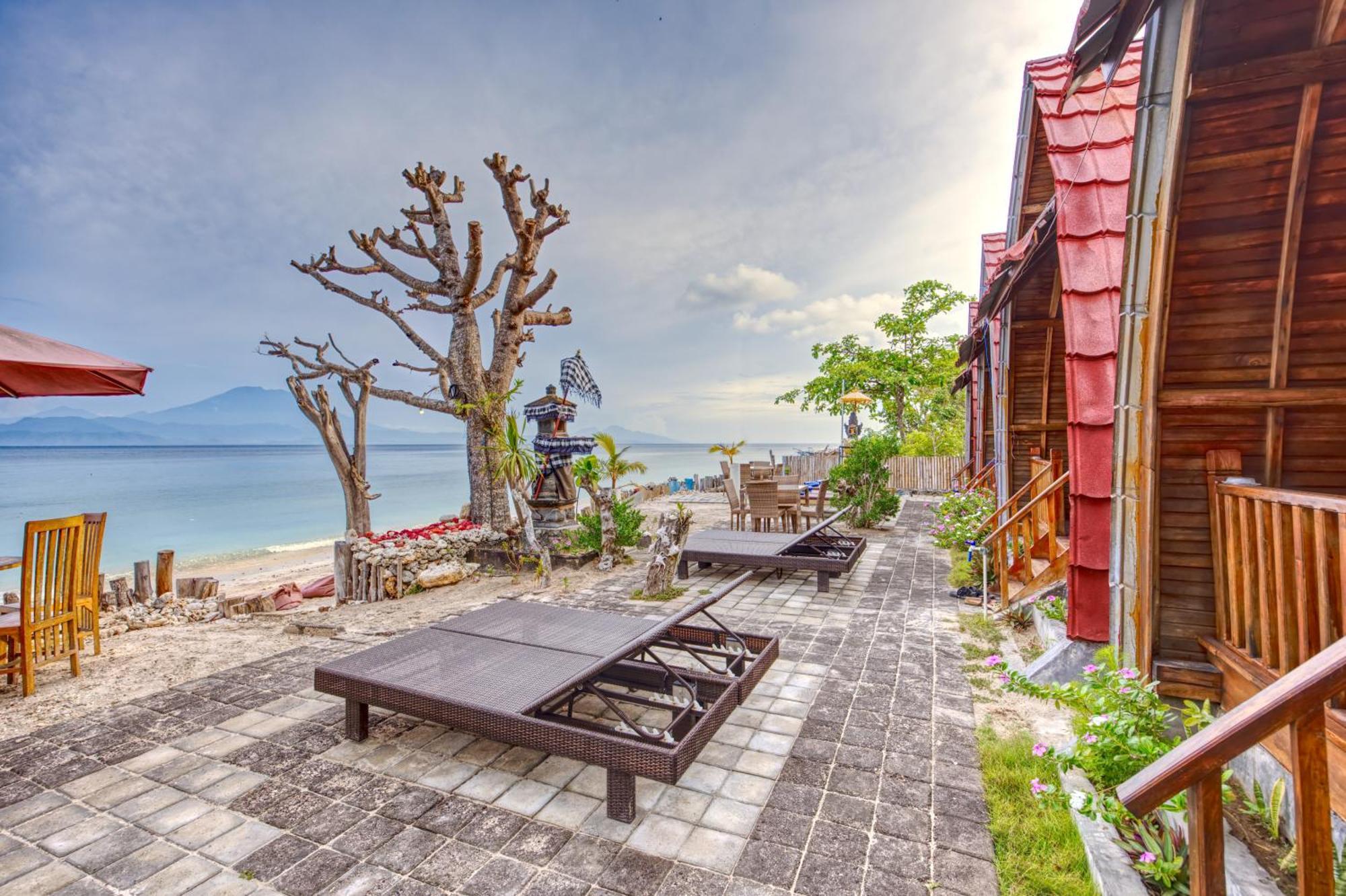 Santen Beach Bungalows Ped Exterior foto